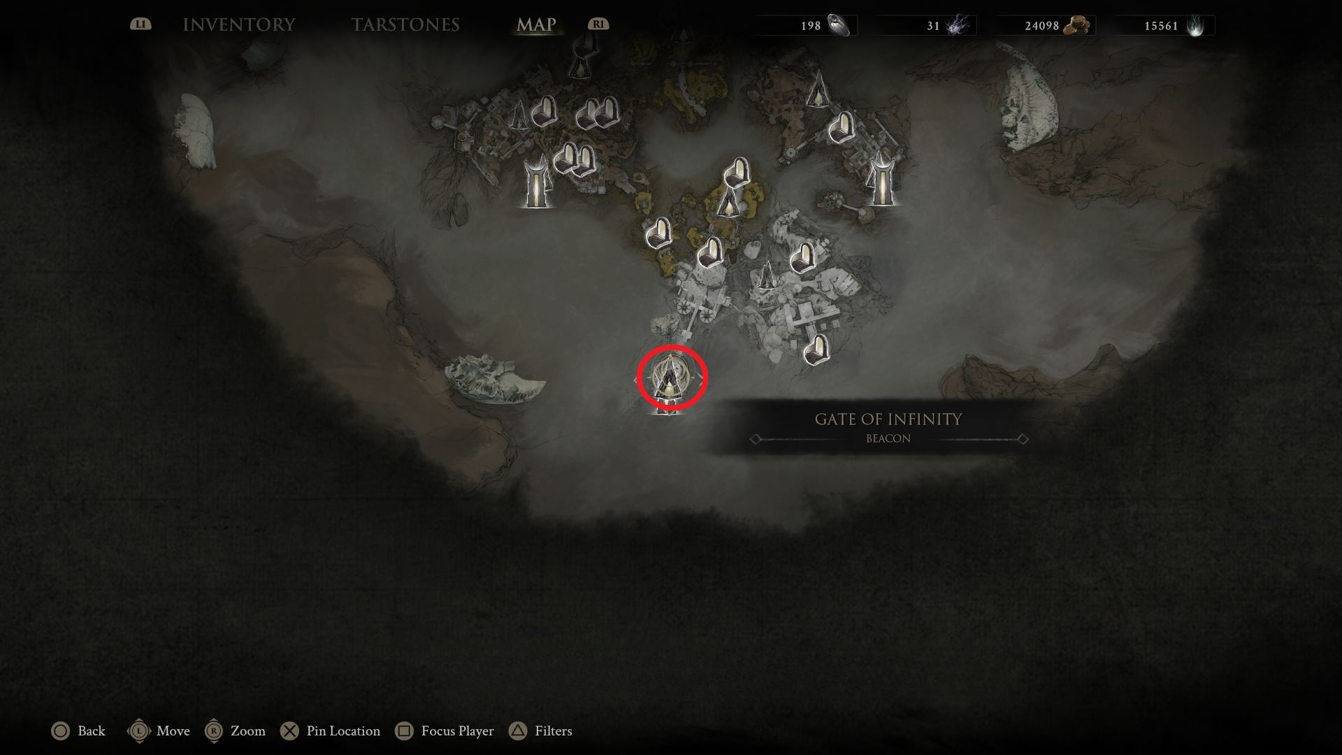 Gate of Infinity in Mortal Shell 2 — Ruins of Mammon, screenshot 1