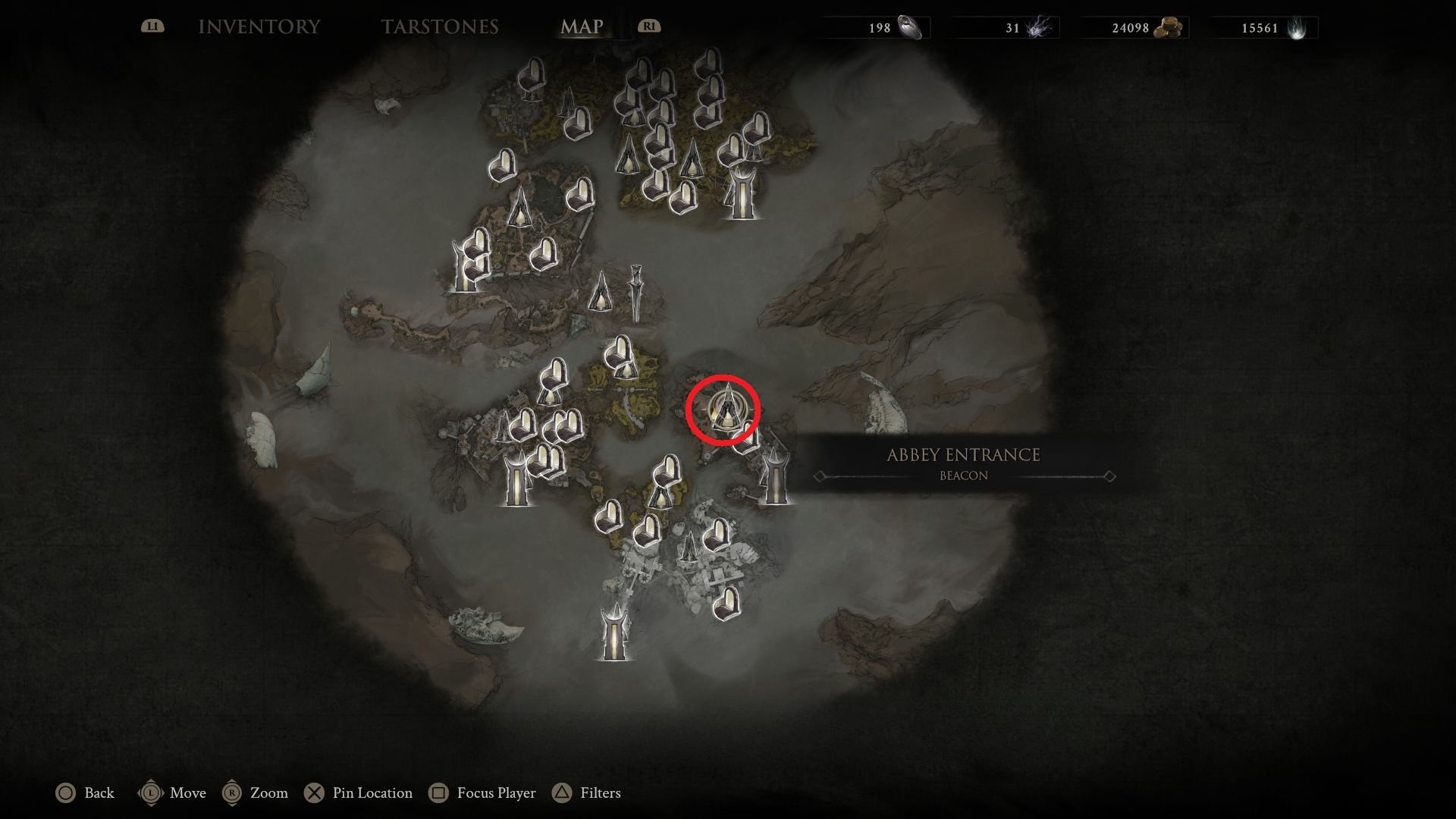 Abbey Entrance in Mortal Shell 2 — Ruins of Mammon, screenshot 1