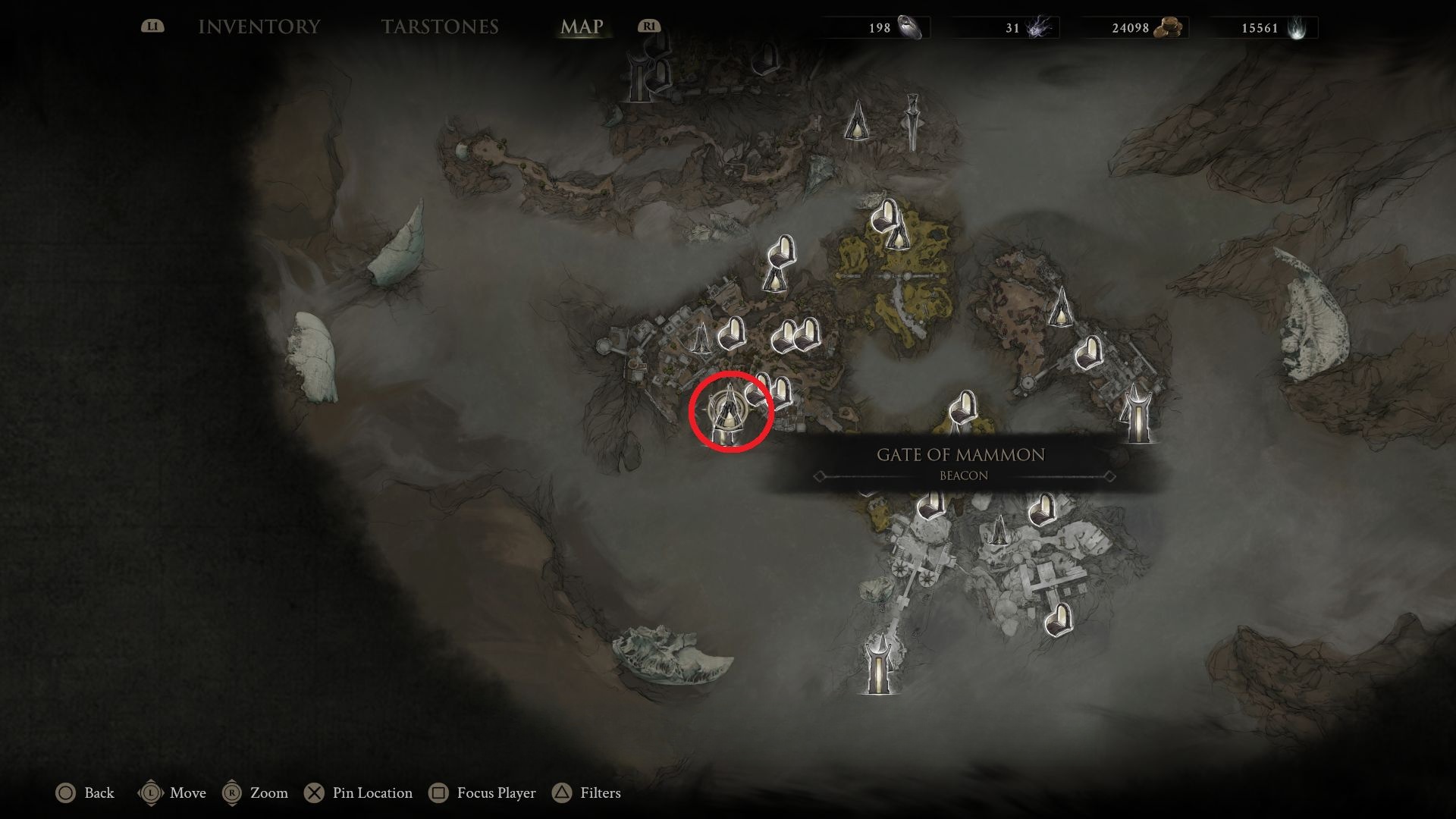 Gate of Mammon in Mortal Shell 2 — Ruins of Mammon, screenshot 1