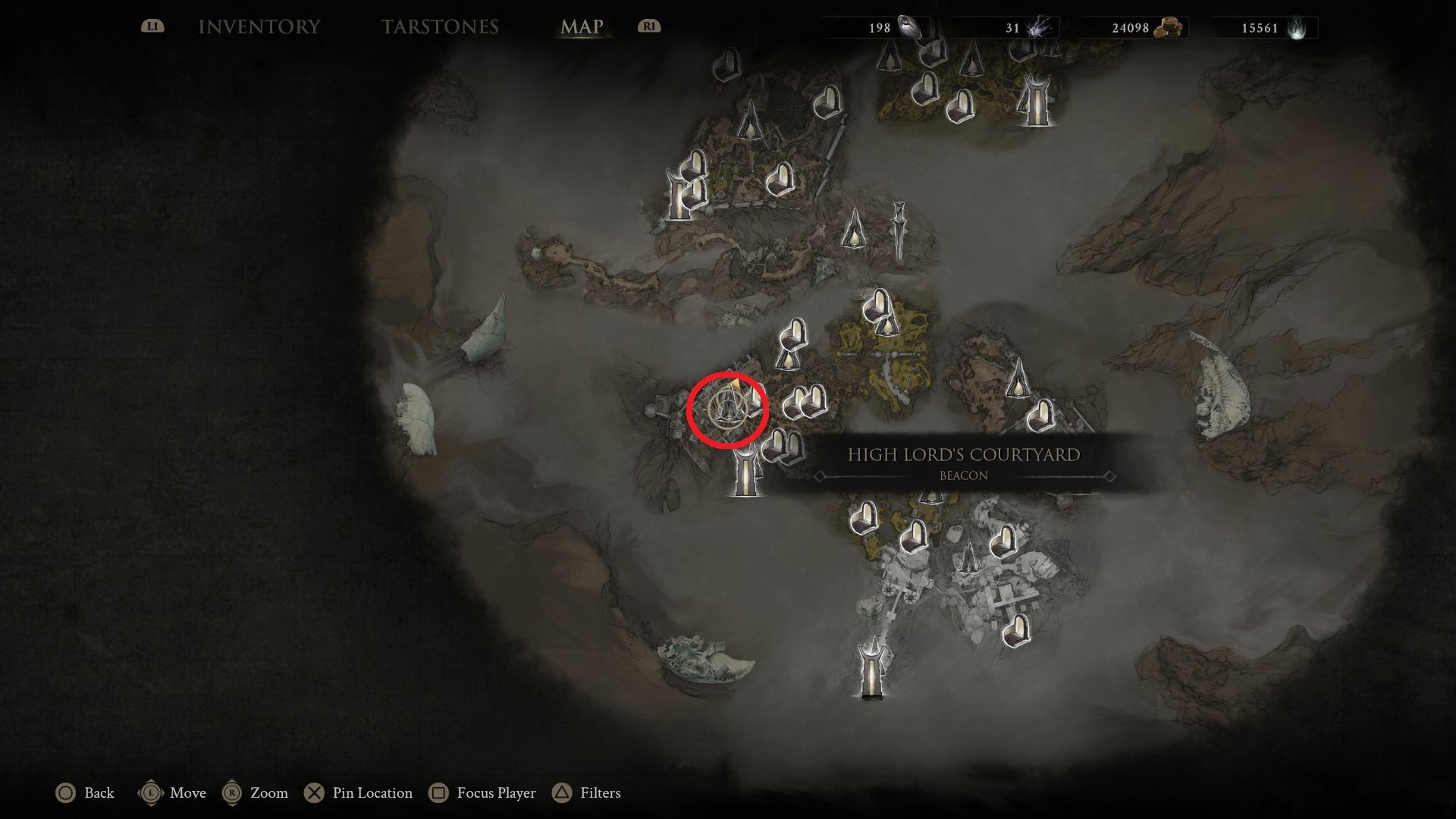 High Lord's Courtyard in Mortal Shell 2 — Ruins of Mammon, screenshot 1