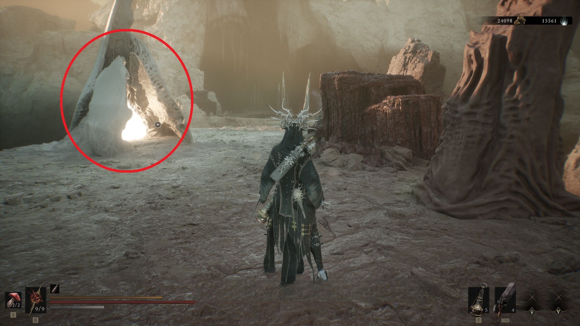 Sanguine Shoreline in Mortal Shell 2 — Sanguine Caverns, screenshot 1